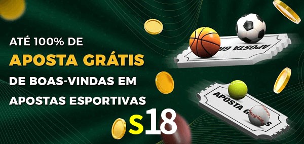 s18 Ate 100% de Aposta Gratis