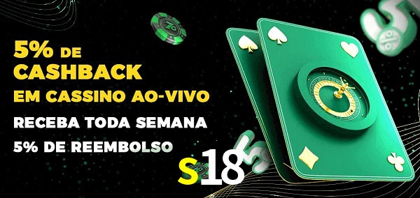 Promoções do cassino ao Vivo s18